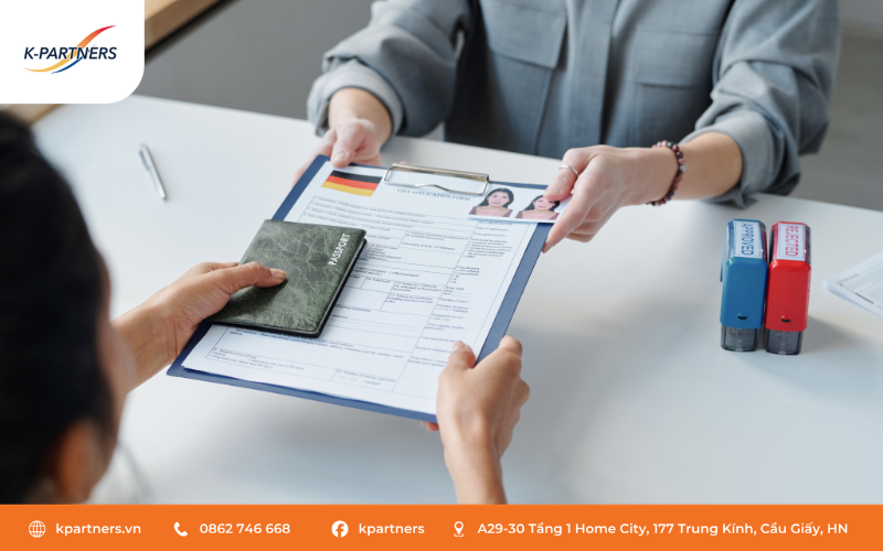 Giai đoạn dán visa E7