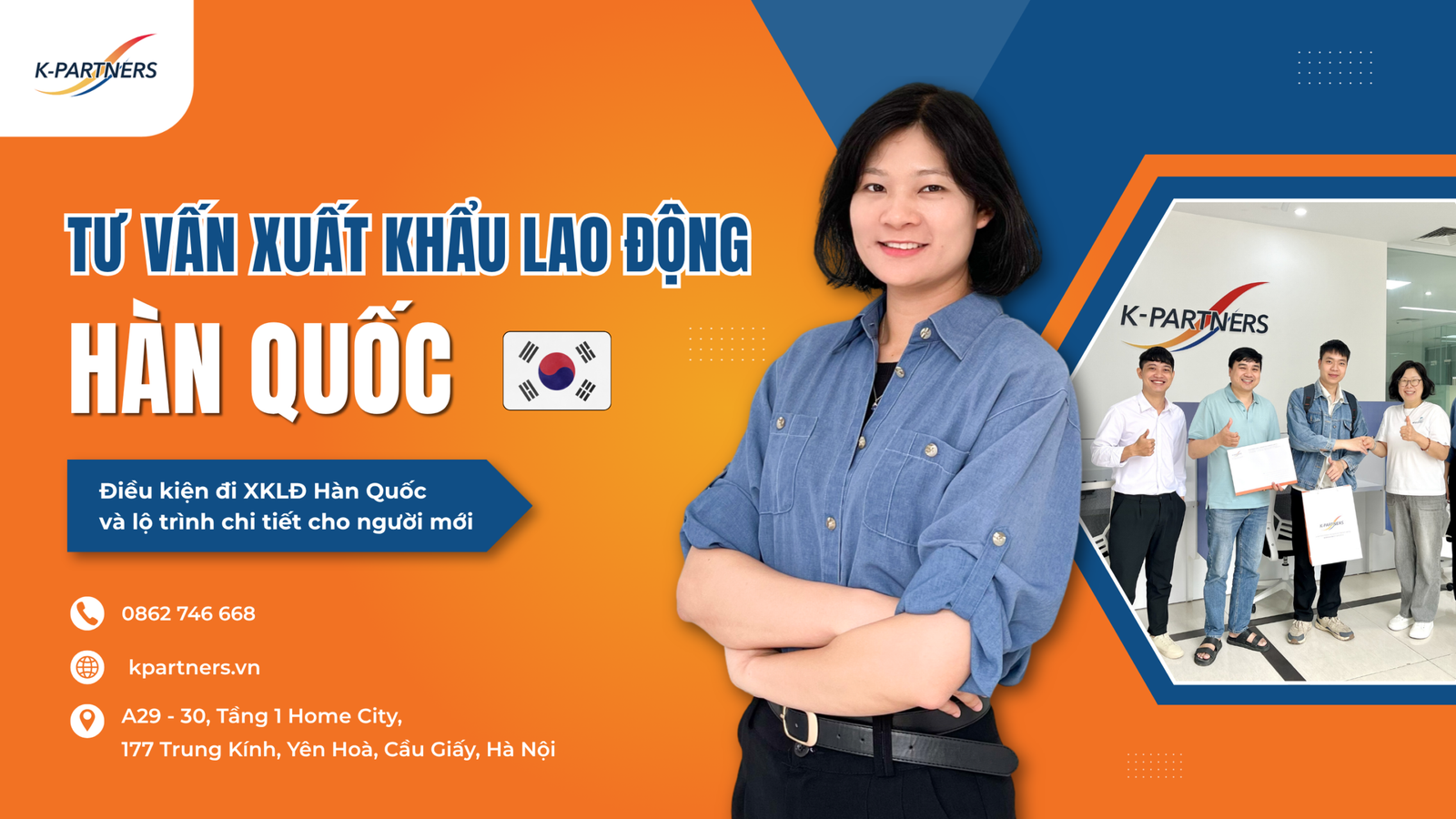tư vấn XKLĐ Hàn Quốc K-Partners