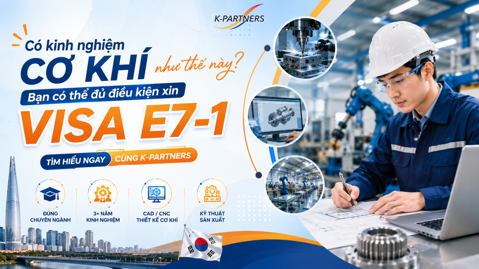 Có kinh nghiệm cơ khí như thế này? Bạn có thể đủ điều kiện xin visa E7-1