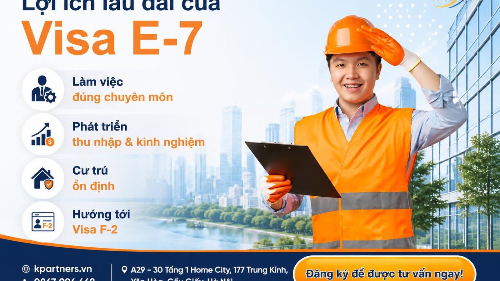 Lợi ích lâu dài của visa E-7-1: Cơ hội phát triển sự nghiệp tại Hàn Quốc