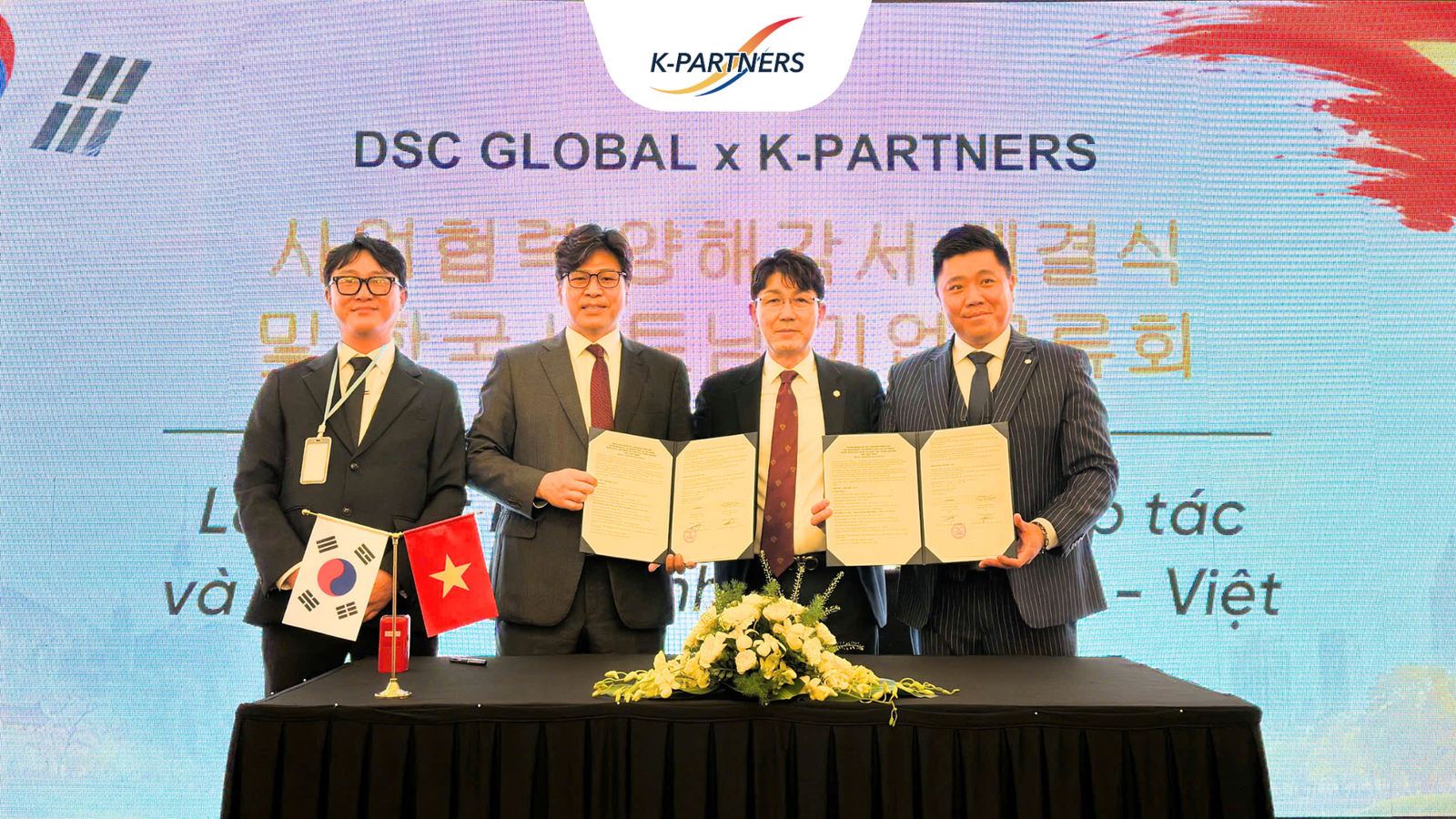 K-Partners và DSC Global ký kết MOU, thúc đẩy hợp tác Việt Nam – Hàn Quốc