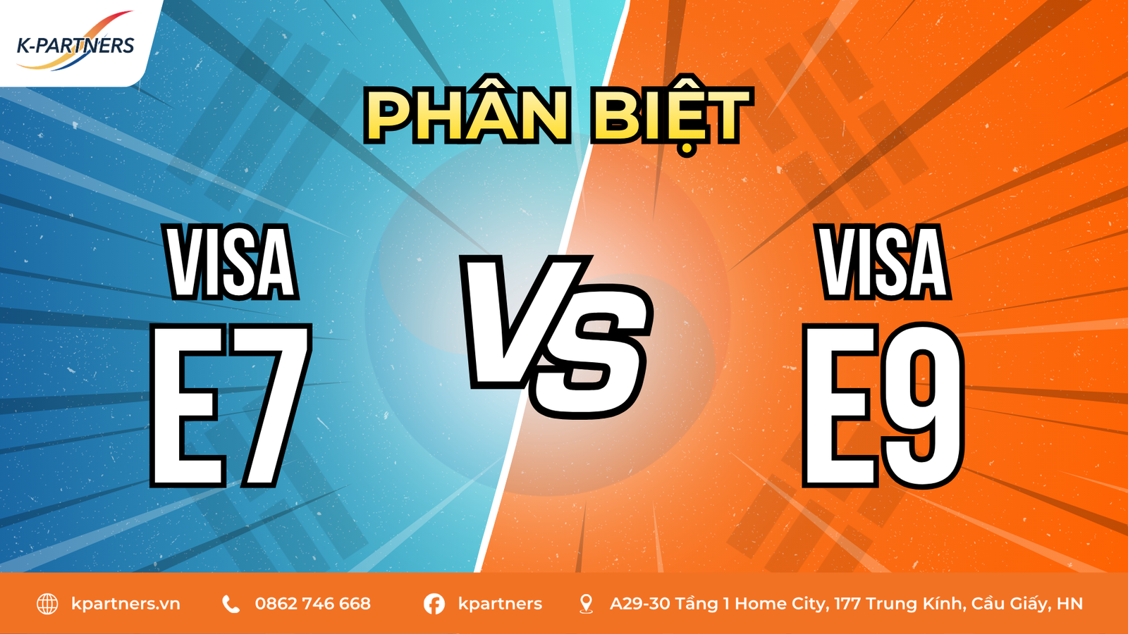 Phân biệt visa E7 với visa E9